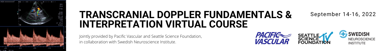 CANCELED - Transcranial Doppler Fundamentals & Interpretation Virtual Course Banner